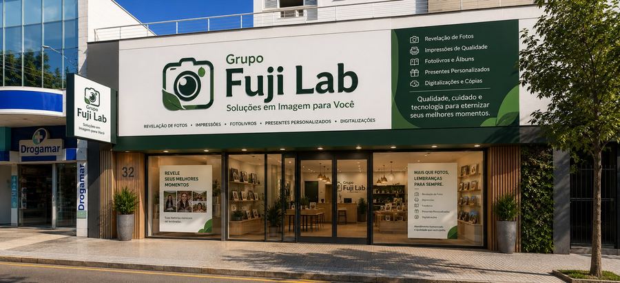 Fachada da loja Grupo Fuji Lab