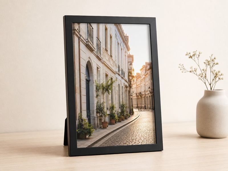 Porta-retrato 20×30 cm · Vidro 2 cm na cor Preto