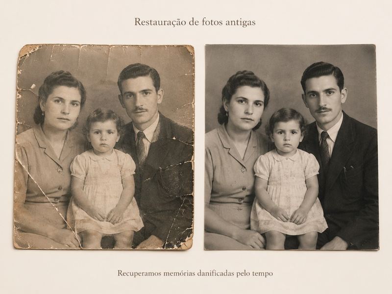 Restauração de fotos antigas