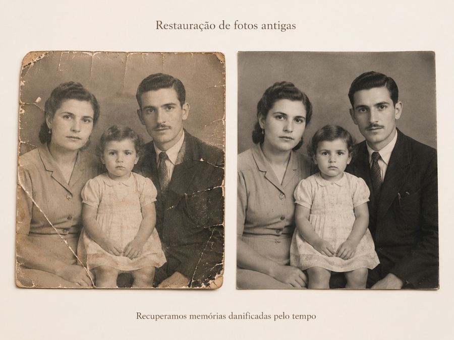 Restauração de fotos antigas